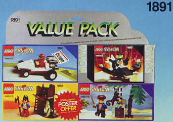LEGO 1891 4 Set Value Pack
