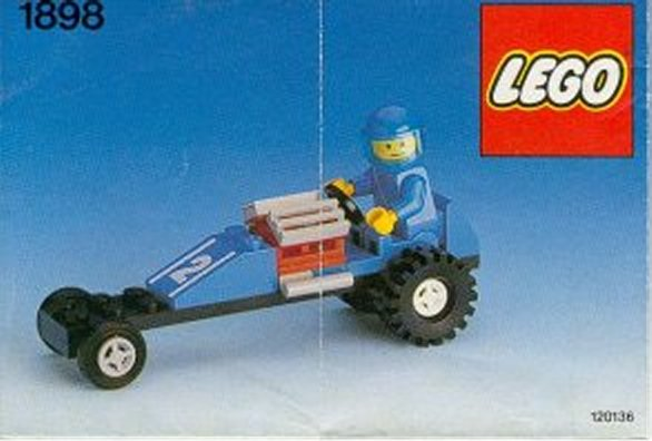 LEGO 1898 Weetabix Dragster polybag
