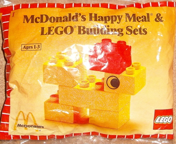 LEGO 1916-2 McDonald's Happy Meal & Duplo Building Sets polybag