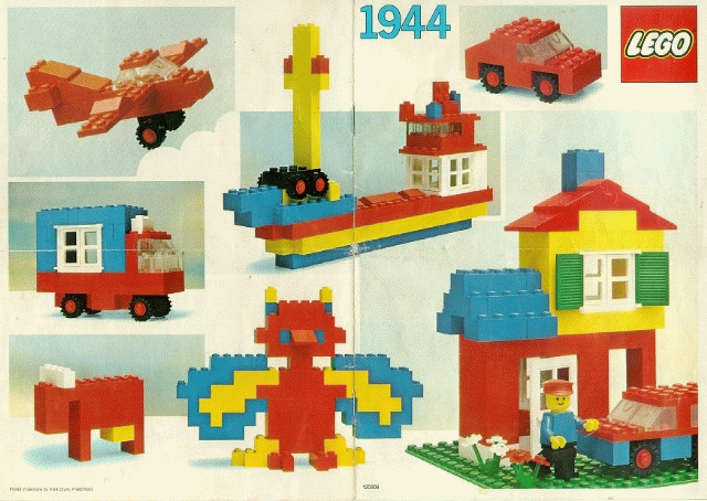 LEGO 1944 Basic Set with Storage Case