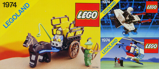 LEGO 1974 Legoland Triple Pack