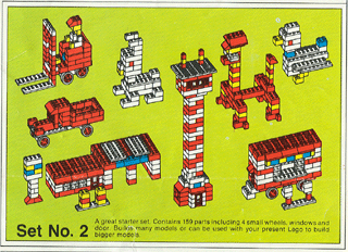 LEGO 2-9 Set No 2 - Quaker/Life Cereal
