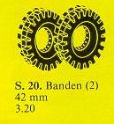 LEGO 20-3 Cross Country 42mm Tires