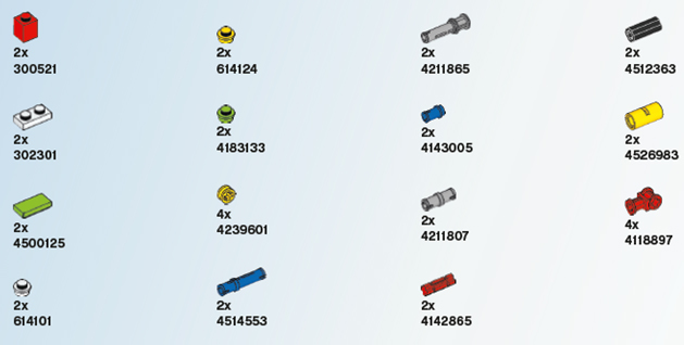 LEGO 2000711 WeDo Replacement Pack 2