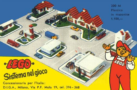 LEGO 200M Town Plan Wooden Board