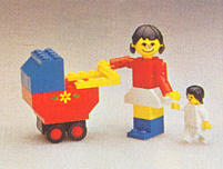 LEGO 208 Mother with Baby Carriage