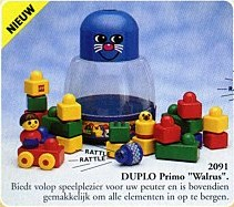 LEGO 2091 Primo Tumbler "Walrus"