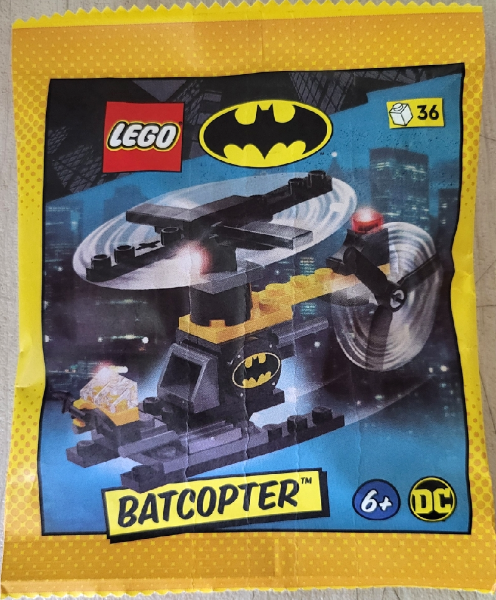 LEGO 212502 Batcopter paper bag