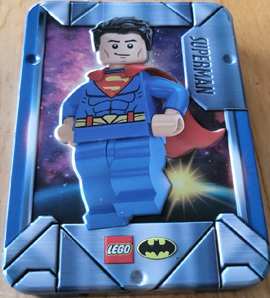 LEGO 212504 Superman metal box (Rectangular Box Version)
