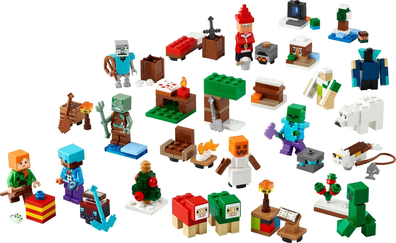 LEGO 21280 Advent Calendar 2025, Minecraft