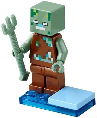 LEGO 21280-13 Advent Calendar 2025, Minecraft (Day 12) - Drowned with Trident