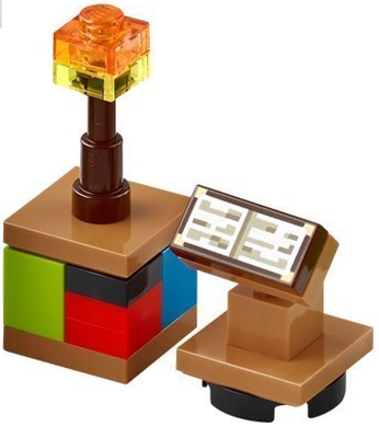 LEGO 21280-15 Advent Calendar 2025, Minecraft (Day 14) - Lectern, Bookshelf and Torch