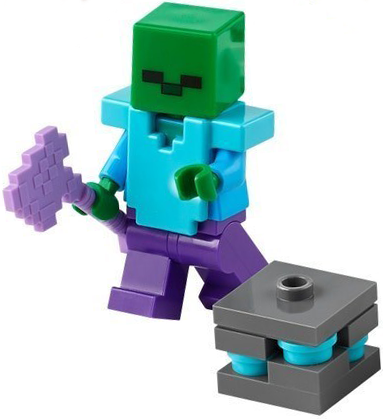 LEGO 21280-21 Advent Calendar 2025, Minecraft (Day 20) - Zombie with Enchanted Axe