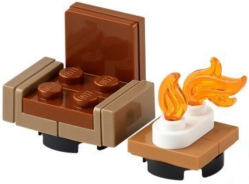 LEGO 21280-23 Advent Calendar 2025, Minecraft (Day 22) - Chair and Campfire
