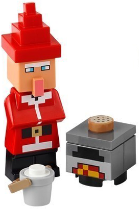 LEGO 21280-25 Advent Calendar 2025, Minecraft (Day 24) - Santa Villager with Furnace