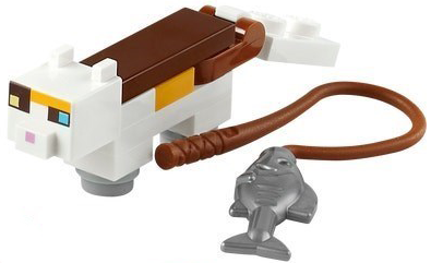 LEGO 21280-9 Advent Calendar 2025, Minecraft (Day  8) - Calico Cat with Fish