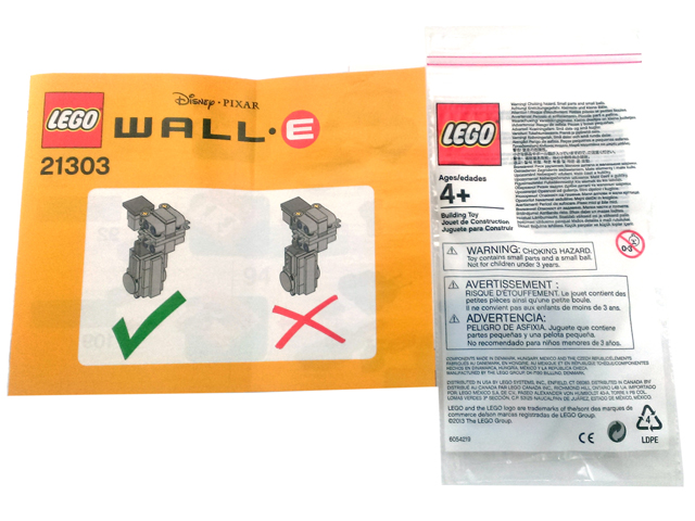 LEGO 21303sup Supplemental Pack for WALL-E Set 21303