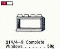 LEGO 214.4 1 x 4 x 2 Window in Frame
