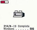 LEGO 214.8 1 x 2 x 1 Window Frame