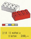 LEGO 218-2 2 x 4 Bricks