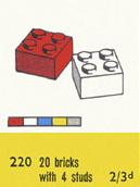 LEGO 220 2 x 2 Bricks