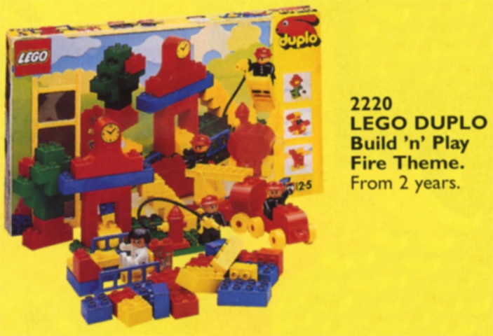 LEGO 2220 Build N' Play Fire Theme