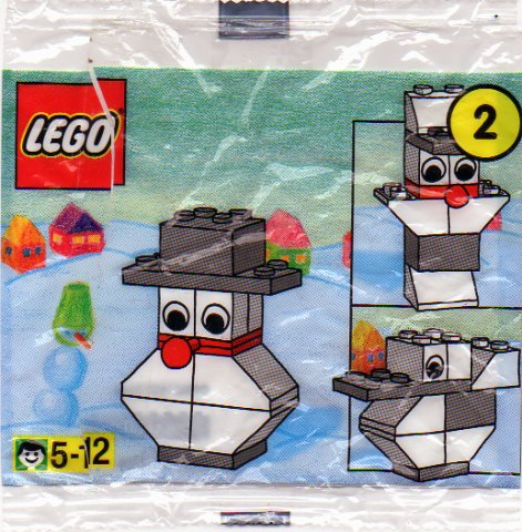 LEGO 2250-3 Advent Calendar 2000 (Day  2) - Snowman