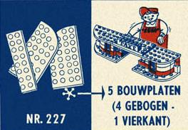 LEGO 227 4 x 8 Curved & 2 x 8 Plates