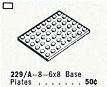 LEGO 229.A 6 x 8 Plates