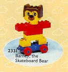 LEGO 2331 Barney, The Skateboard Bear