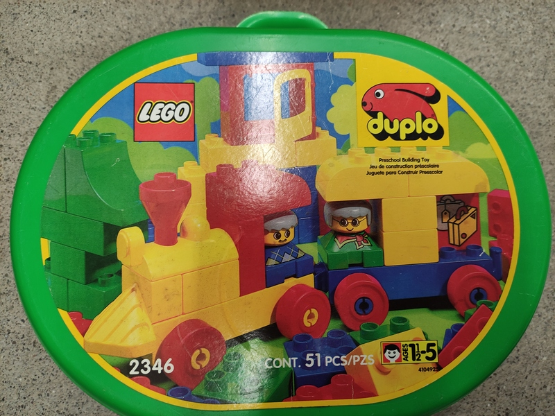 LEGO 2346 Train Oval Suitcase