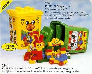 LEGO 2364 Medium Circus Bucket