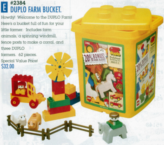 LEGO 2384 Farm Bucket