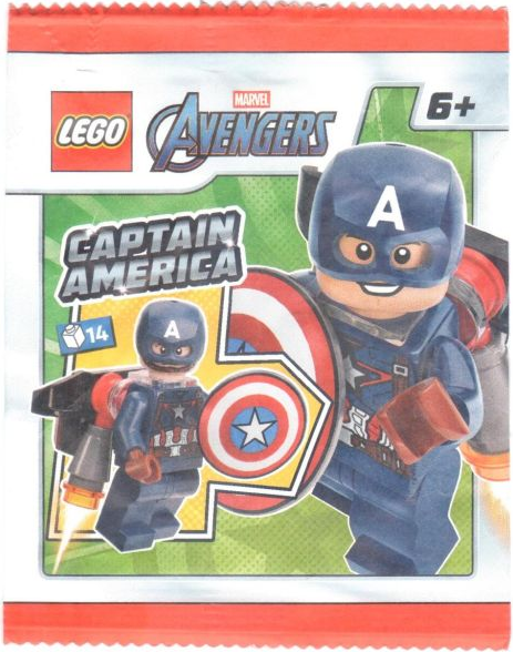 LEGO 242503 Captain America paper bag
