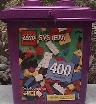 LEGO 2494 400-Piece Purple Bucket