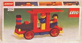 LEGO 252 Locomotive with Driver & Passenger