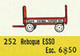 LEGO 252-2 1:87 Esso Bedford Trailer