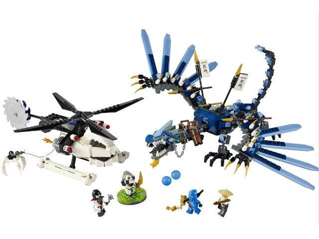 LEGO 2521 Lightning Dragon Battle