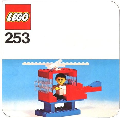 LEGO 253-2 Helicopter and Pilot