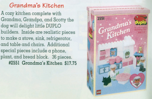 LEGO 2551 Grandma's Kitchen