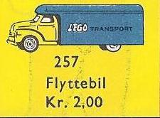 LEGO 257 1:87 Bedford Delivery Truck
