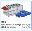 LEGO 262 1:87 Opel Rekord with Garage