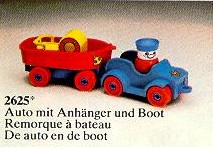 LEGO 2625 Car with Boat and Trailer