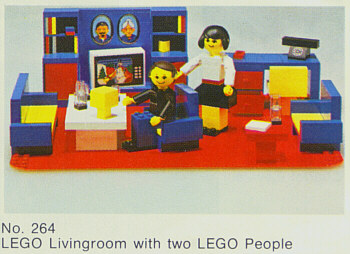 LEGO 264 Living Room Set