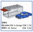 LEGO 264-2 1:87 Mercedes 220 with Garage