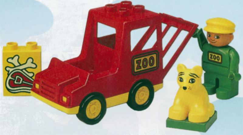 LEGO 2661 Animal Transporter (Zoo Keeper)