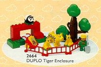 LEGO 2664 Tiger Enclosure (Jungle Friends)