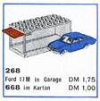 LEGO 268-2 1:87 Ford Taunus 17M with Garage