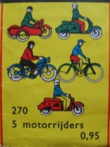 LEGO 270 5 Cyclists / Motorcyclists