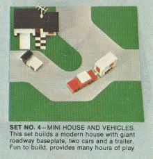LEGO 271-3 Mini House and Vehicles